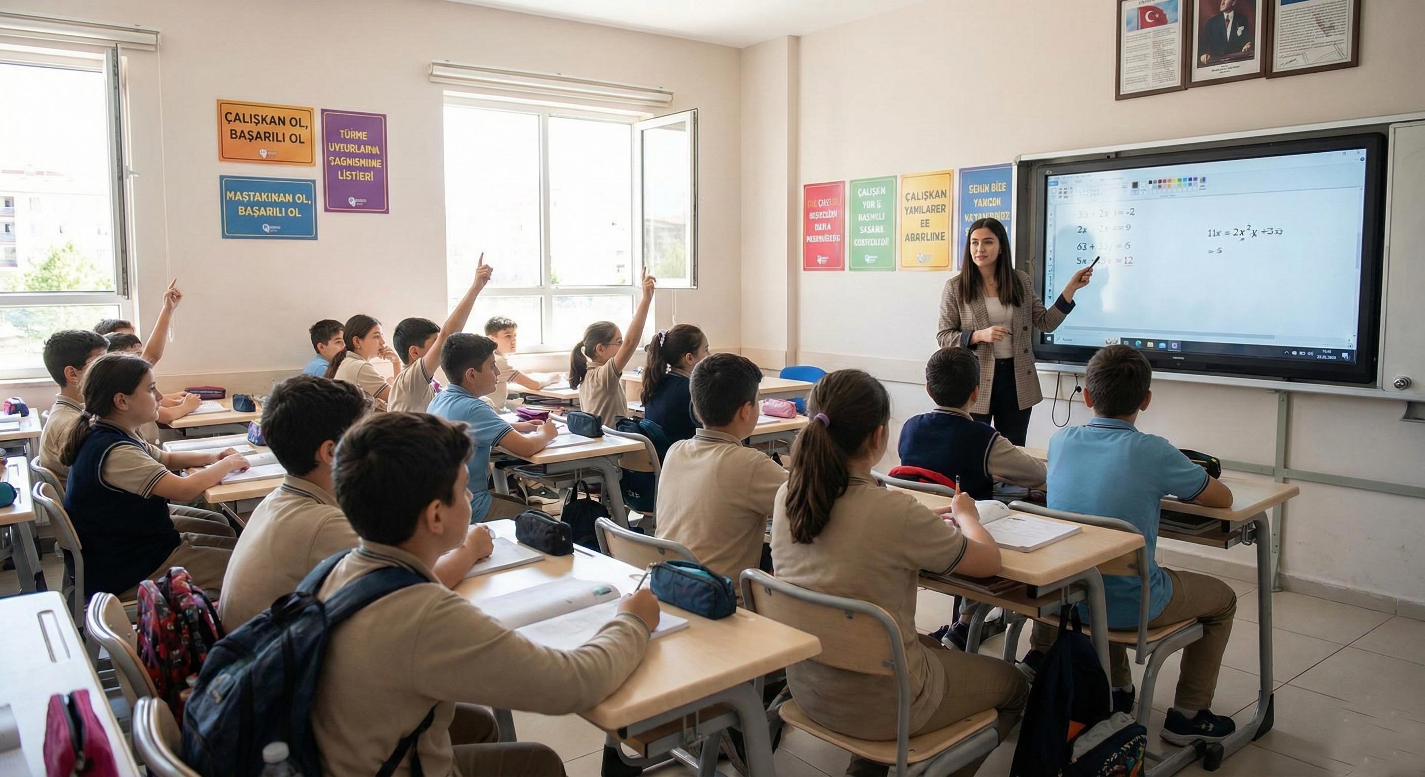 Kütahya Dershane Sınıf Ortamı